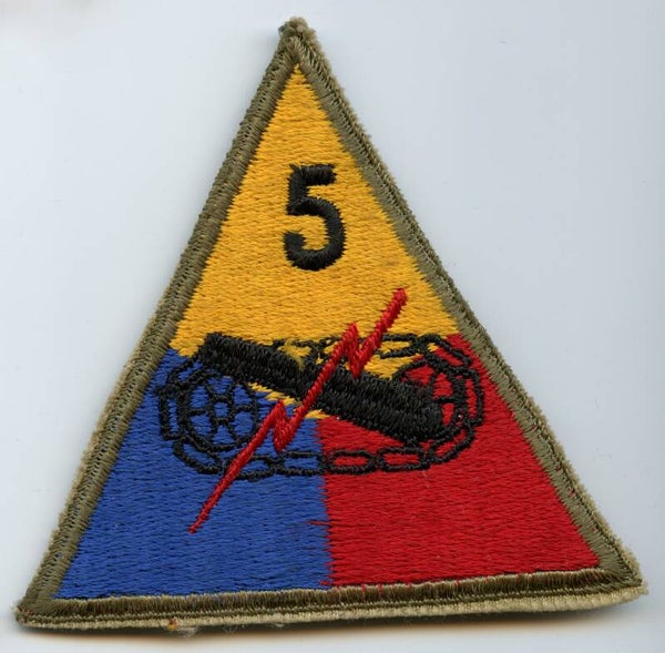 WW2 5th Armored Division Patch