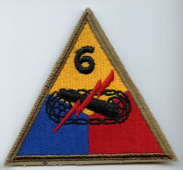 WW2 6th Armored Division Patch