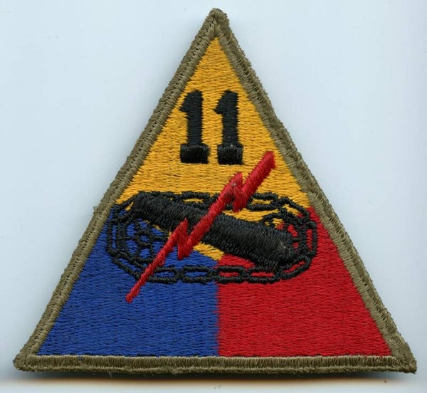 WW2 11th Armored Division Patch
