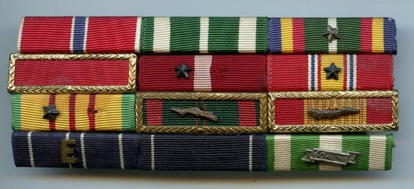 Vietnam War Era US 12 Piece Ribbon Bar