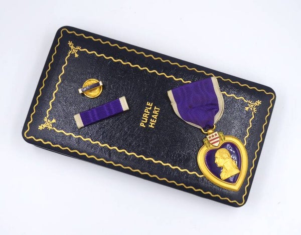 WW2 Cased Purple Heart Medal