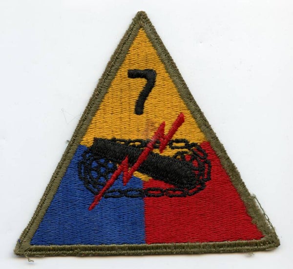 WW2 7th Armored Division Patch (Greenback)