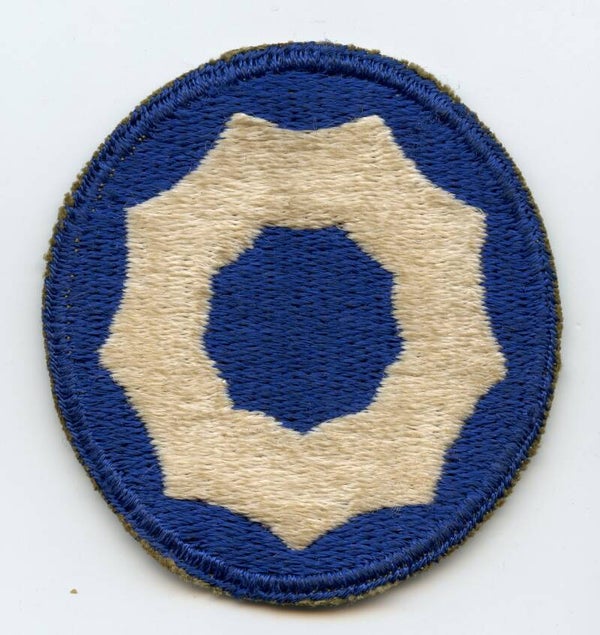 WW2 9th Service Command Patch (Greenback)