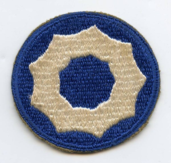 WW2 9th Service Command Patch (Greenback)