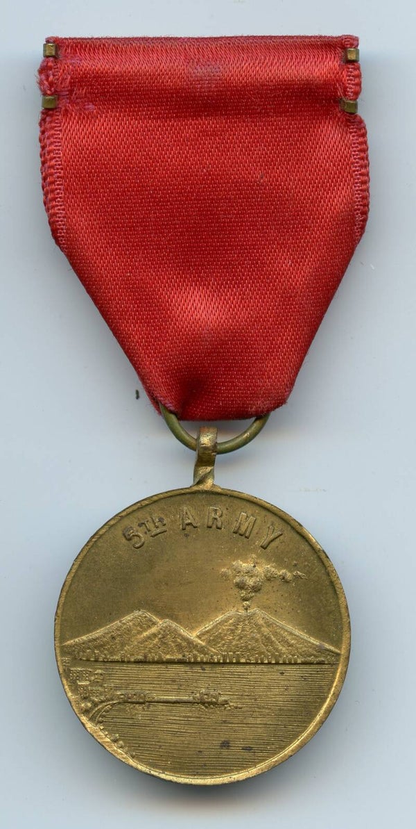 WW2 5th Army Naples Commerative Medal