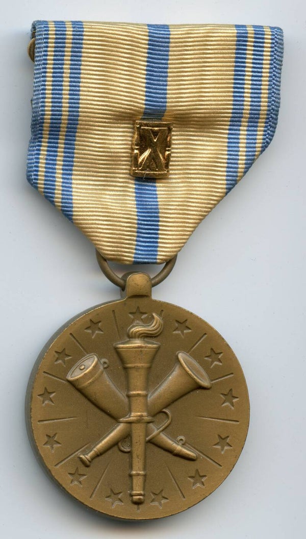 Modern Era Armed Forces Reserve Medal with Gold Hourglass (Air Force)
