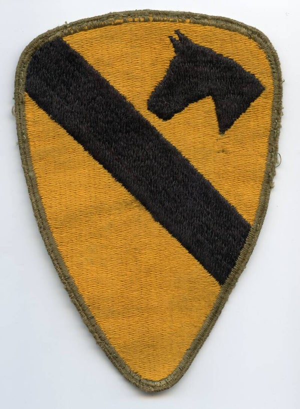 WW2 1st Cavalry Division Patch (Greenback)