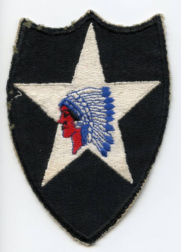 WW2 2nd Infantry Division Patch (Blackback)