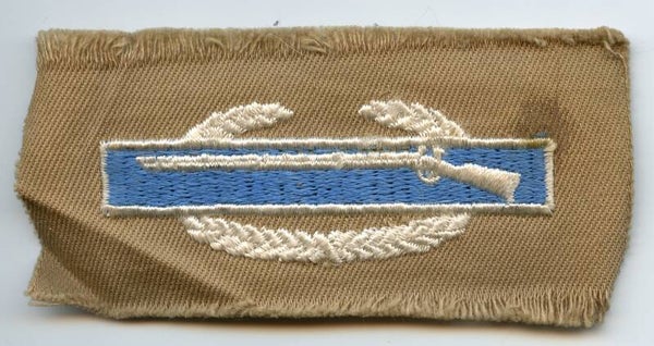 WW2 Combat Infantryman Badge (Khaki) Patch