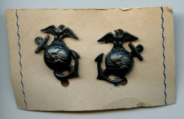 WW2 USMC EGA Collar Pin Set