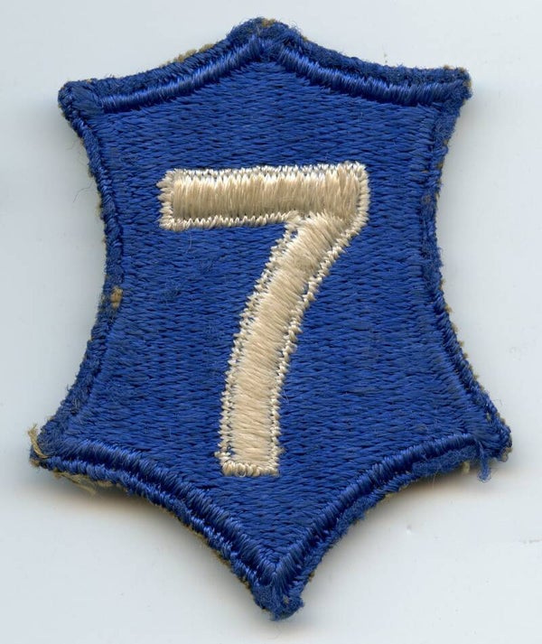 WW2 7th Army Corps Patch (Greenback)
