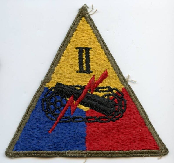 WW2 2nd Armored Corps Patch