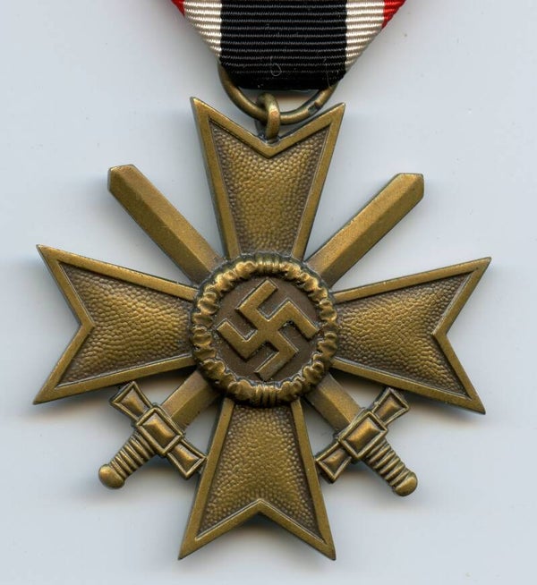 KVK 2nd Class with Swords "9" Liefergemeinschaft Pforzheim (RARE!)