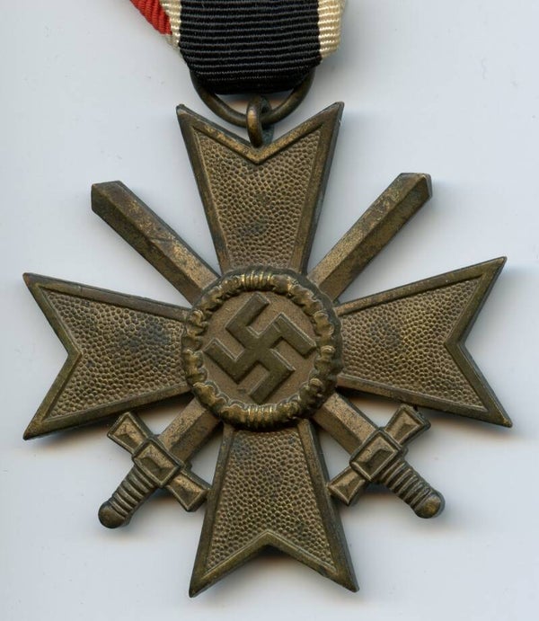KVK 2nd Class with Swords "6" Fritz Zimmermann
