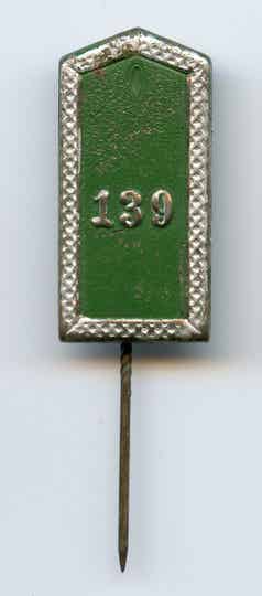 Gebirgsjäger Regiment 139 Unit Stickpin