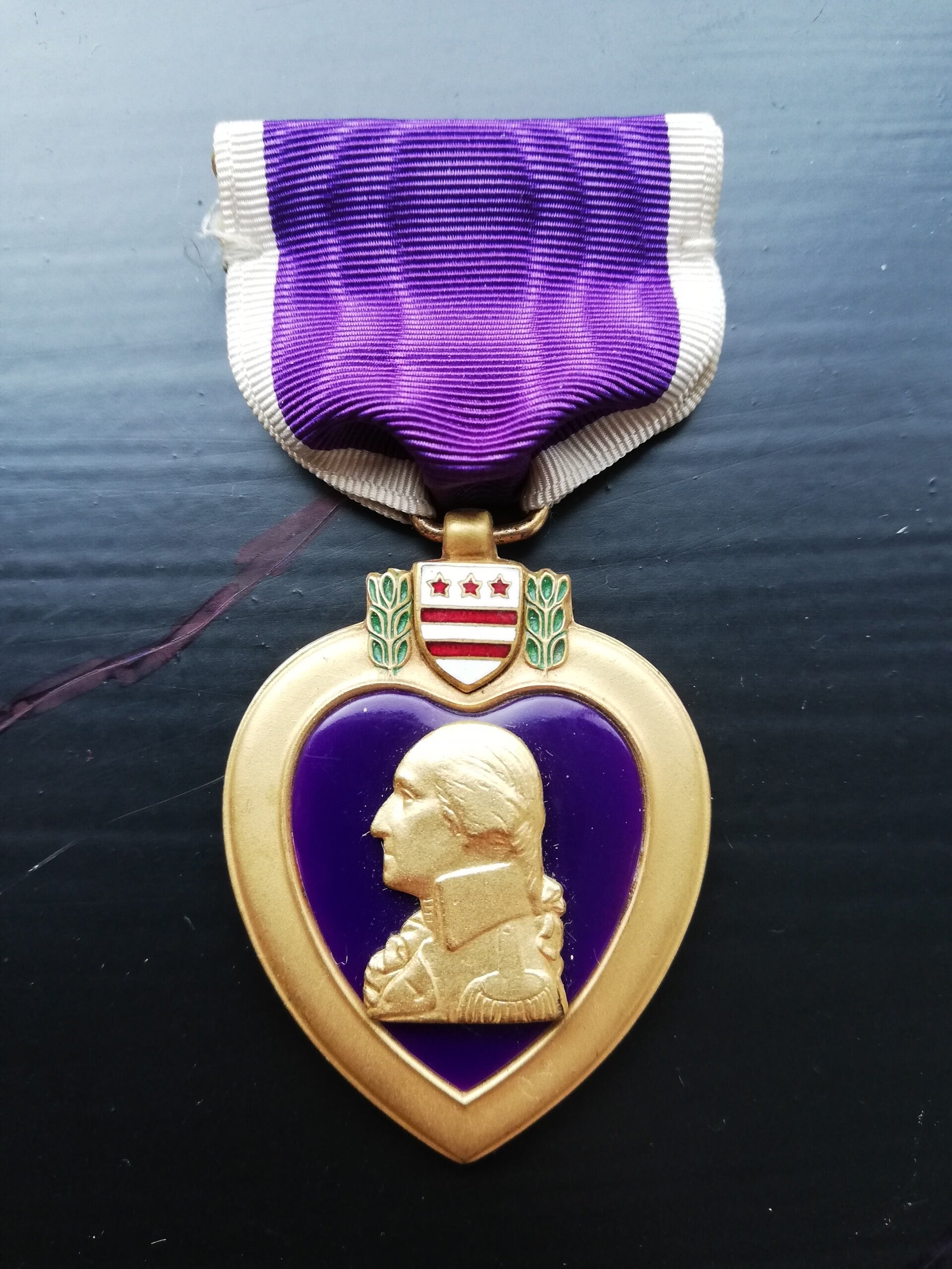 WW2 Cased Purple Heart Medal Chasing Militaria
