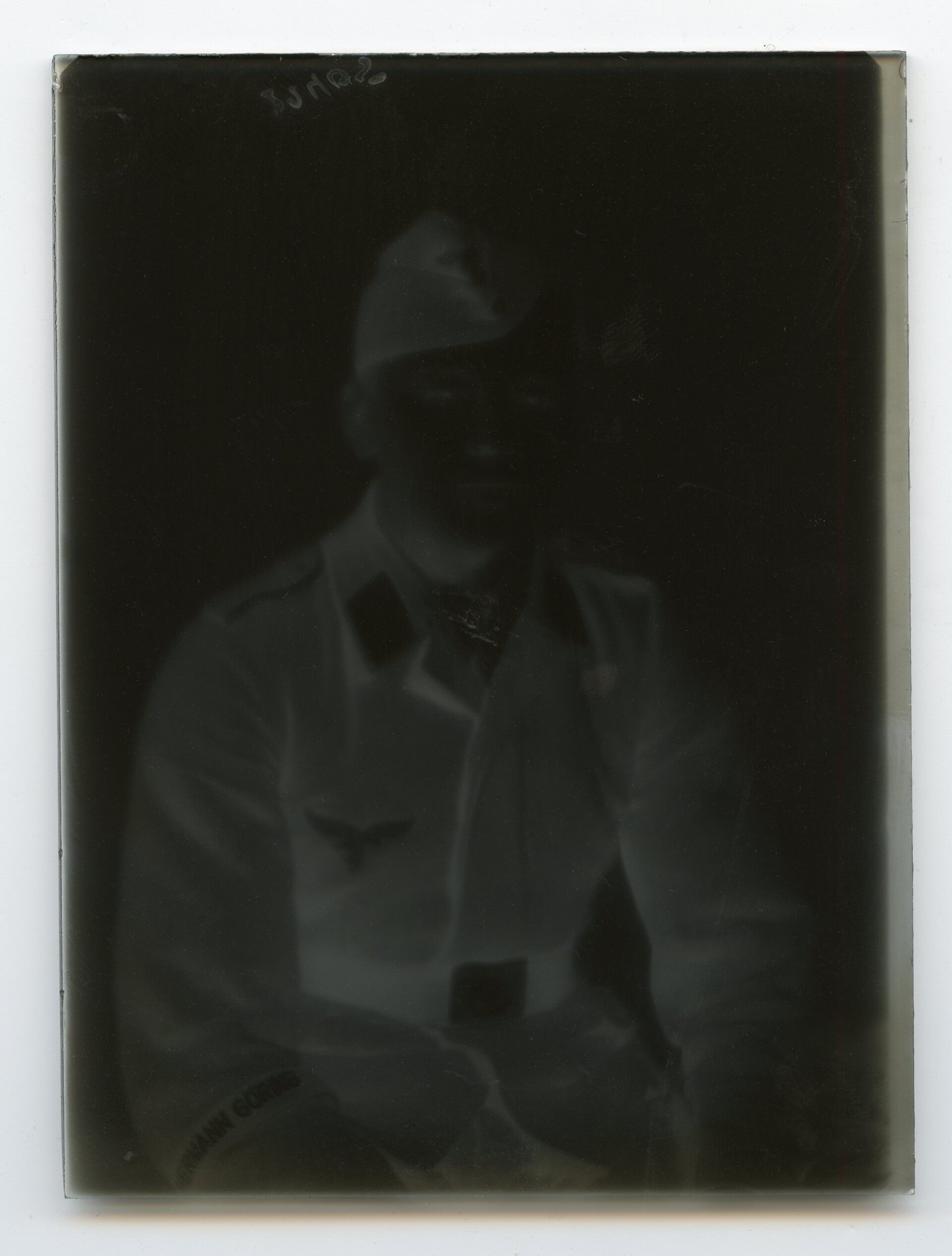 Named Luftwaffe "Hermann Göring" Portrait Glass Negative
