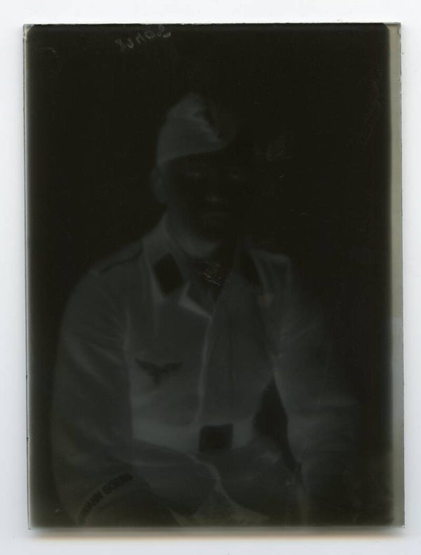 Named Luftwaffe "Hermann Göring" Portrait Glass Negative