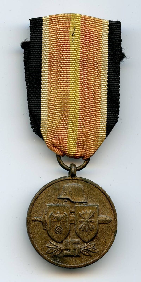 Spanish Volunteer Medal by Deschler & Sohn "1"