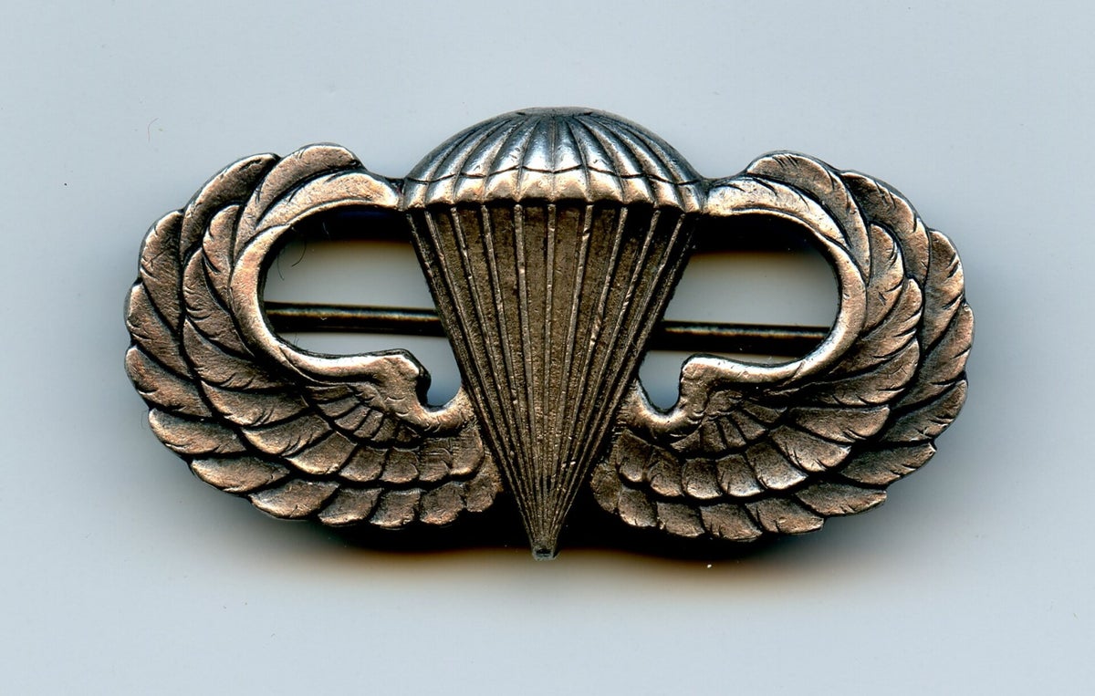 WW2 Sterling Silver Jump Wing | Chasing Militaria