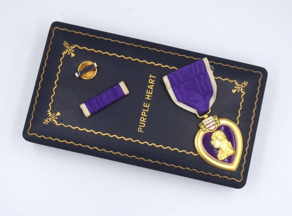 WW2 Cased Purple Heart Medal