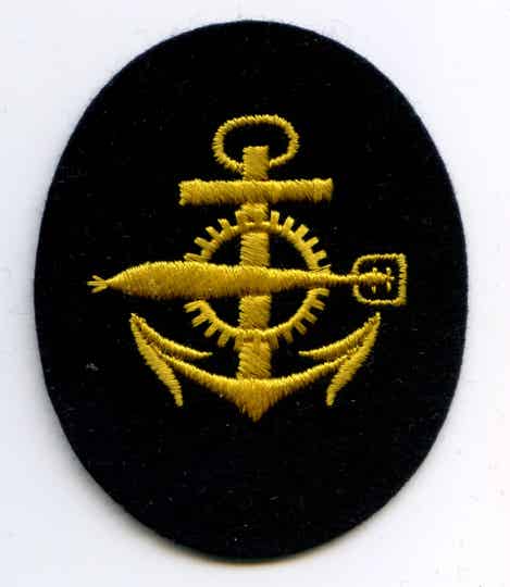 KM Torpedo Mechanic NCO's Career Sleeve Badge