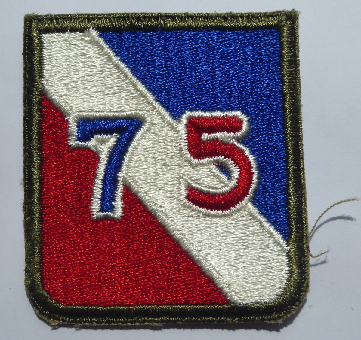 575th Patch SOLD WW2 75th Infantry Division Patch (OD Border) | Chasing Militaria