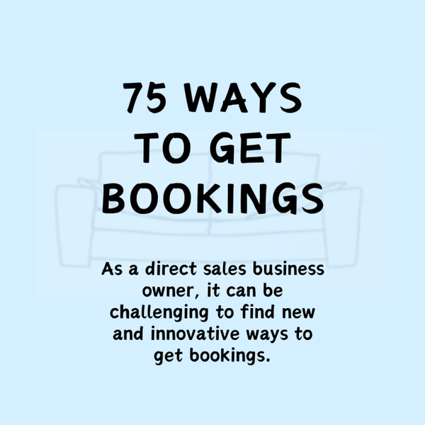 75 Ways to get Bookings