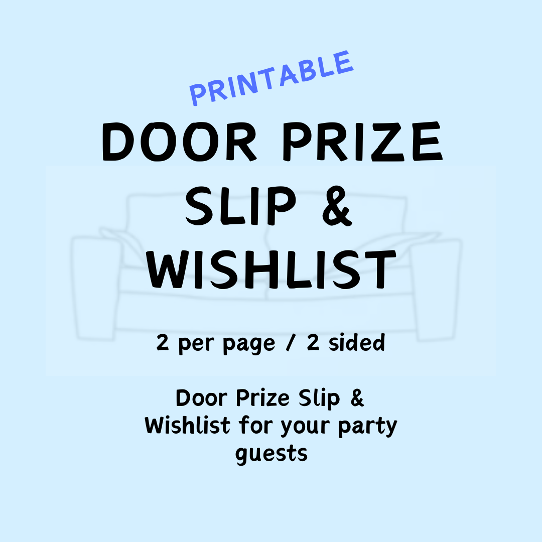 Door Prize Slip & Wish List