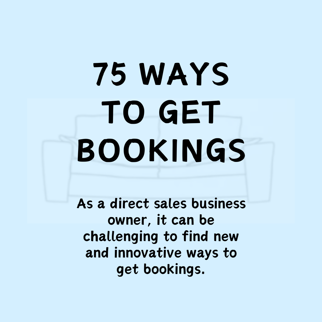 75 Ways to get Bookings