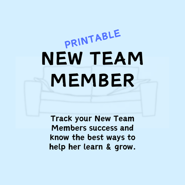 New Team Member Checklist