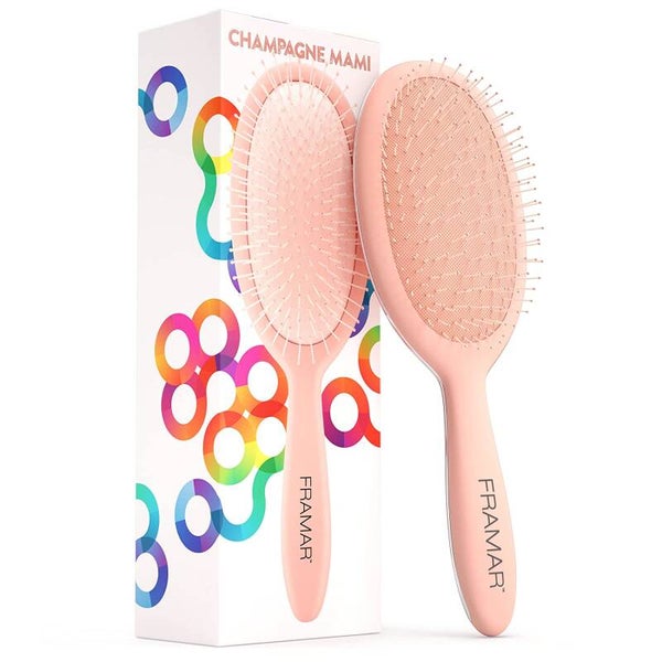 Champagne Miami Oval Brush