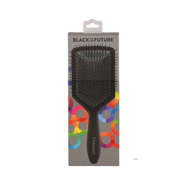 Black to the Future Paddle Brush
