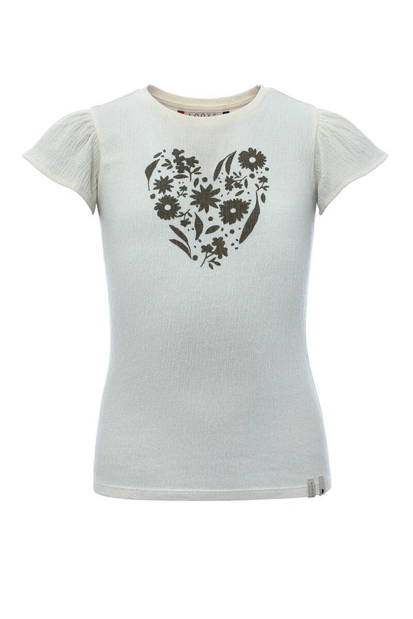 -70% Looxs Offwhite t-shirt hart