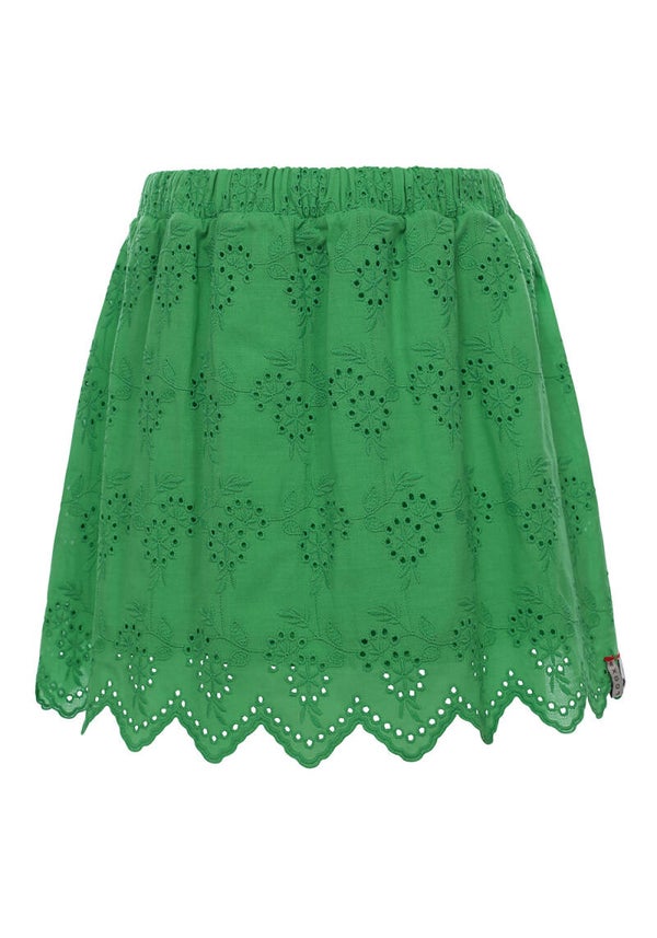-70% Looxs Groene broderie rok