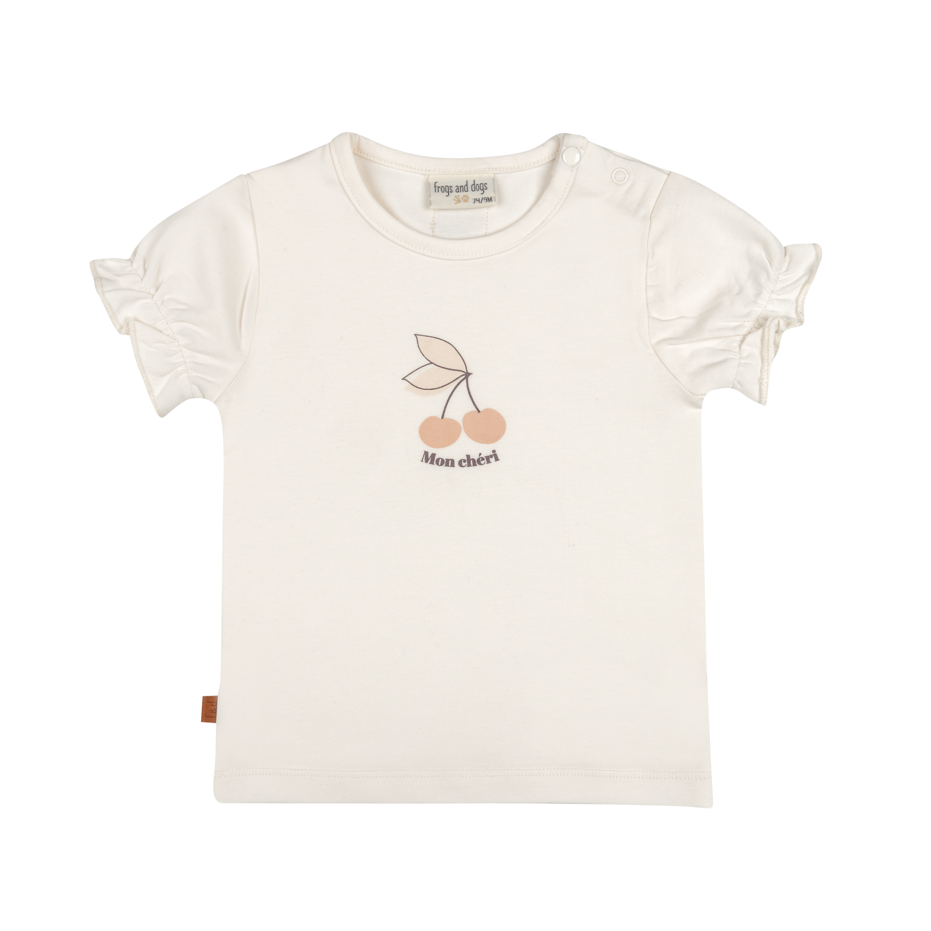 Frogs and Dogs Offwhite t-shirt Mon Chéri