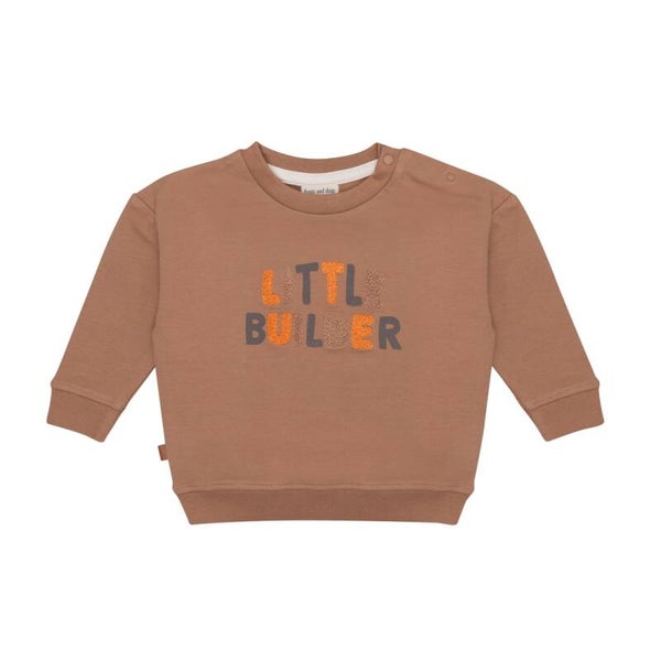 Frogs and Dogs Bruine sweater Little Builder