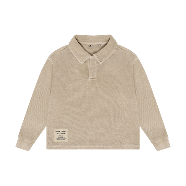 Daily Seven -  T-shirt Longsleeve Collar