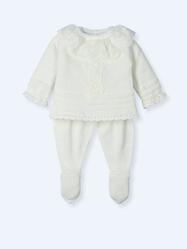 Mac Ilusion Offwhite set met kraag