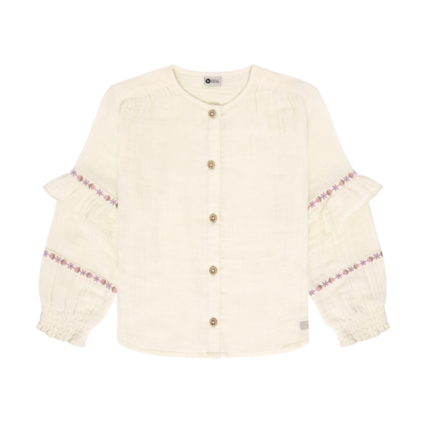 Daily Seven - Shirt Longsleeve Ruffle