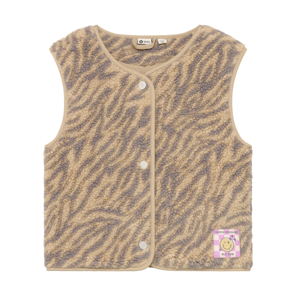 Daily Seven - Teddy Gilet Animal