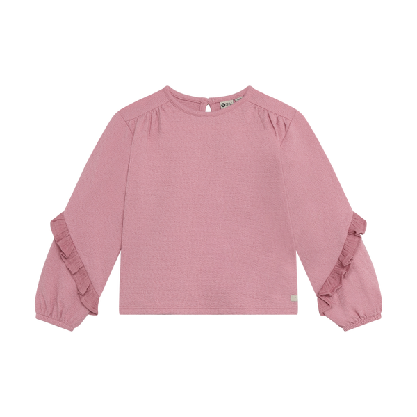 Daily Seven - T-Shirt Longsleeve Ruffles