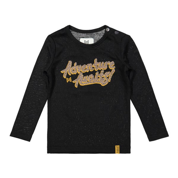 -70%  Koko Noko Zwart shirt Adventure Awaits