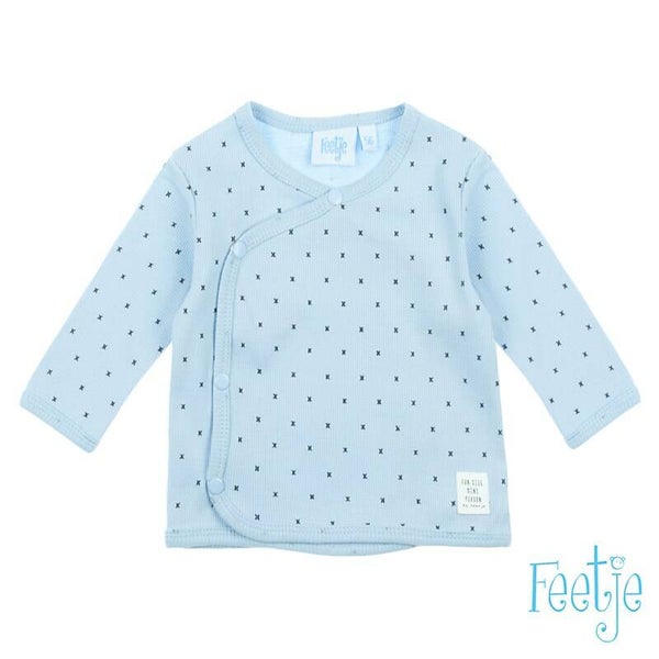 Feetje Omslagshirt blauw - Mini Person