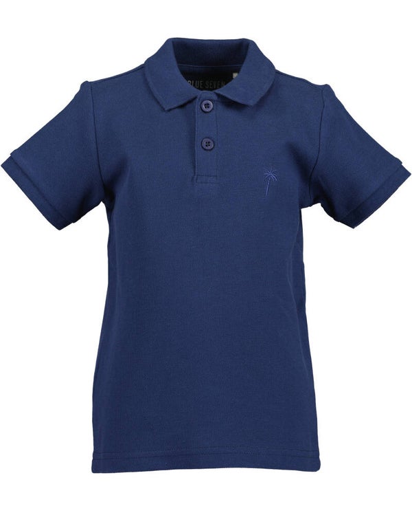 Blue Seven Donkerblauwe polo