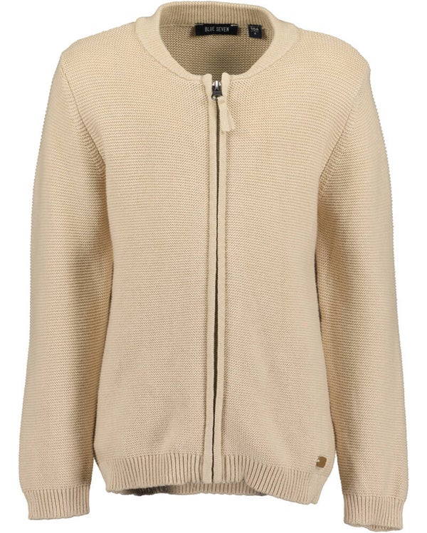 Blue Seven Beige gebreid vest