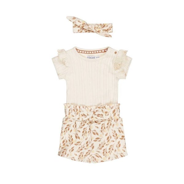 -50% Dirkje Zand romper + short + haarband