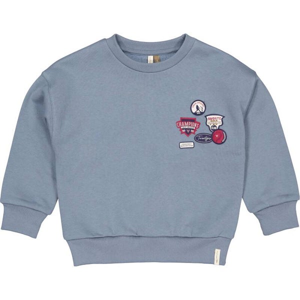 Levv Blauwe sweater Dawson