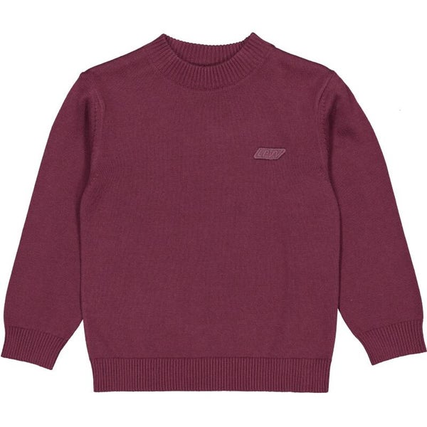 Levv Bordeauxrode sweater Devon