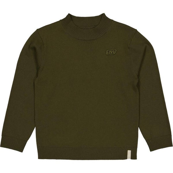 Levv Donkergroene sweater Djarno